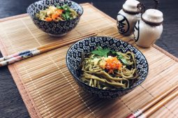 Cha Soba with Spicy Sauce